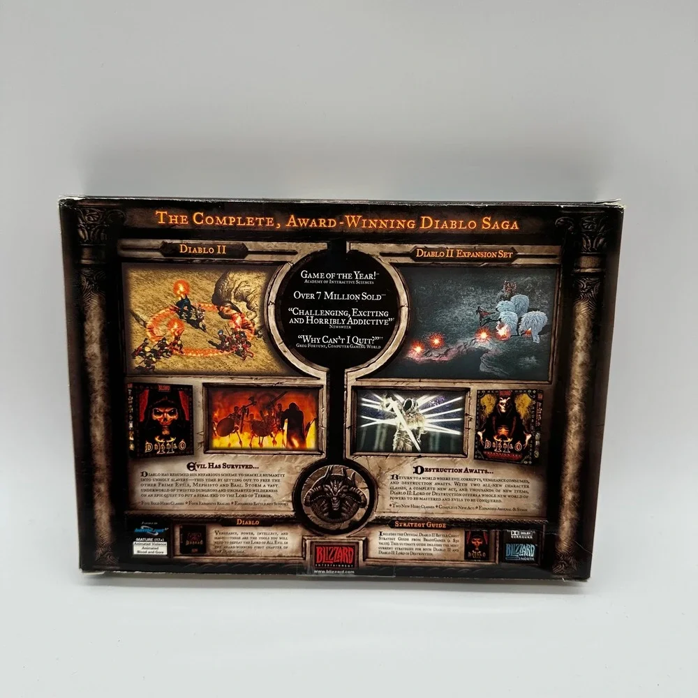 DIABLO II 2 BATTLE CHEST Complete with Box Manuals & Guide